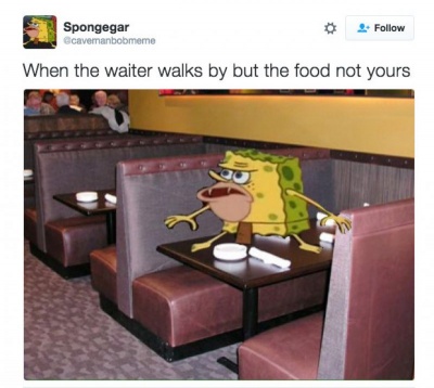 When The Waiter Walks By