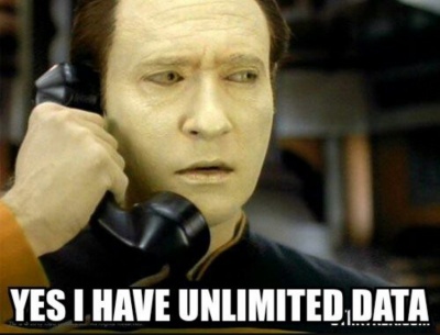 Yes, I Have Unlimited Data! 