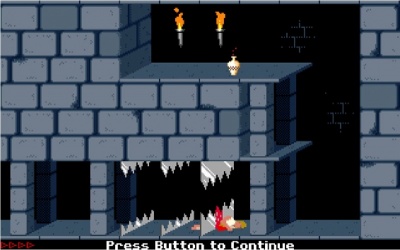 This Part of Prince of Persia DOS game