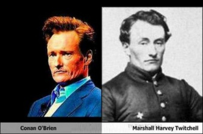 Conan O'Brien and Marshall Harvey Twitchell