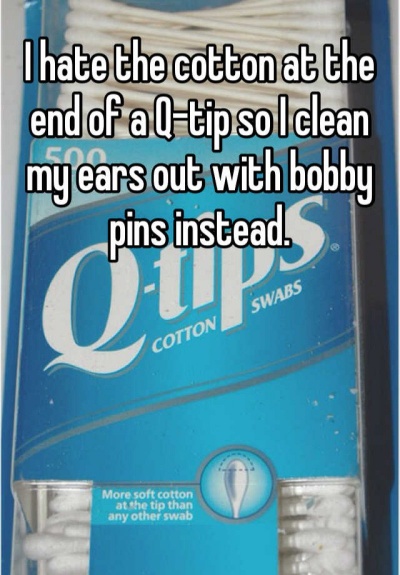 Replace Bobby Pins with Q-Tips