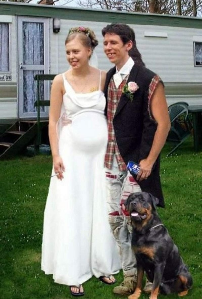 Most Awkward Redneck Marriage Photo You Will Ever See