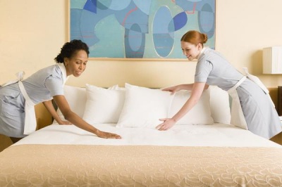 Cleaning Staff Don't Like It When You Stay In The Room While Cleaning