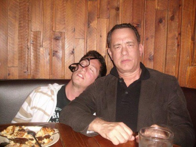 Tom Hanks Being Bro Letting Fan Pretend to be Drunk and Passed Out