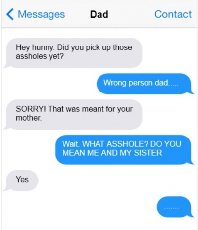 Wrong Text To Wrong Person At The Wrong Time