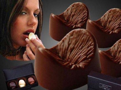 Butthole Shaped Chocolates