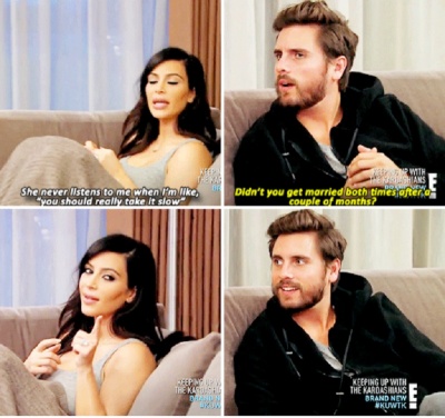 When Scott Disick Reminds Kim Her Dating History