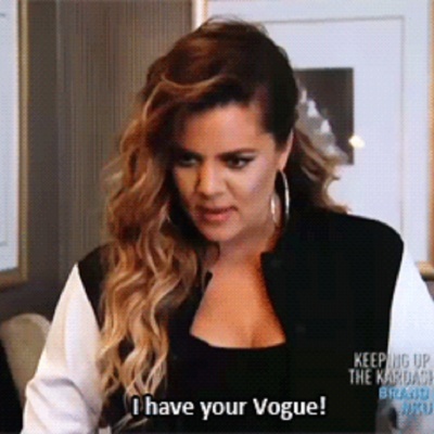 Khloe Joins the Vogue Party