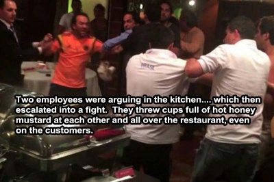 Fight Between the Restaurant Employees