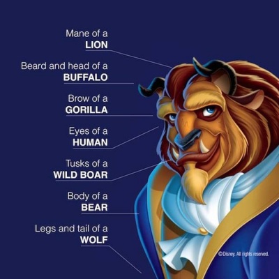 Beast is the Combination of Many Animals