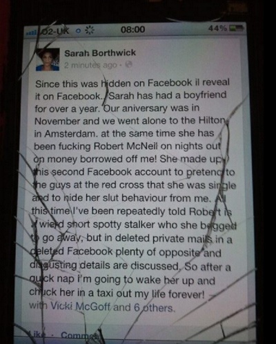 Shaming Cheating Girlfriend Right From her Facebook Account