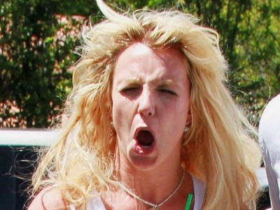 Britney spears wacky face