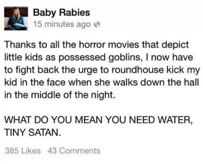 When You are a Mom, and You Watch too Many Horror Movies! 