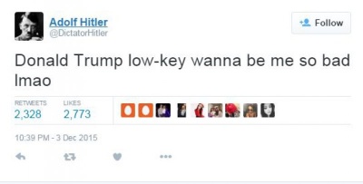 Some people are Comparing Him to Hitler