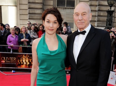 Patrick Stewart and Sunny Ozell