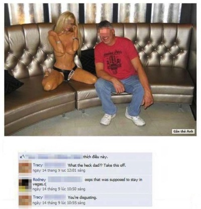 Dad Posted Inappropriate Las Vegas Trip Photos on Facebook