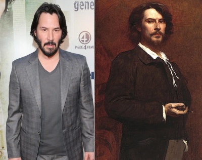 Keanu Reaves and Louis-Maurice Boutet de Monvel