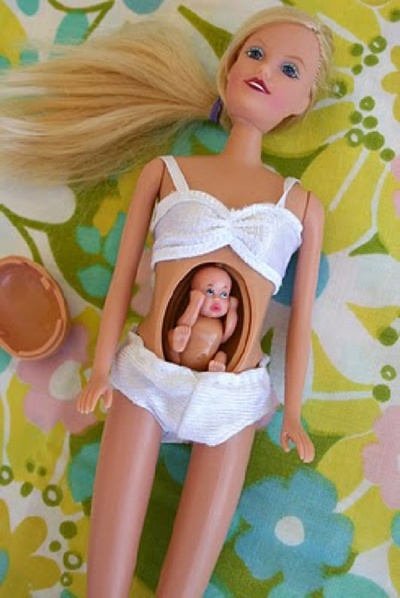 This Pregnant Doll With Its Stomach Opened