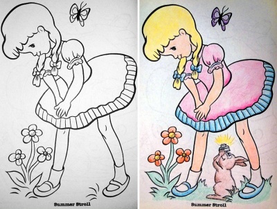 This Awkward and Inappropriate Coloring Book Corruption