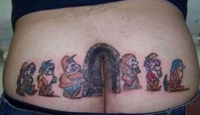 Seven Dwarfs And A Butt Crack