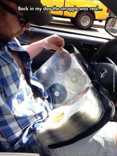 Searching for Your Favorite CD Was a Big Task too