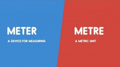 Meter vs. Metre