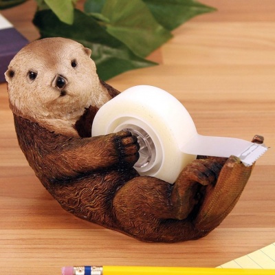 This Cute Otter Tape Dispenser