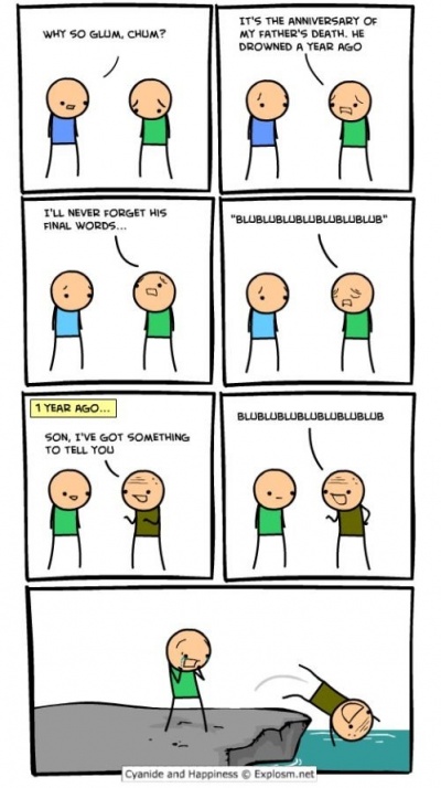 Tragic last words