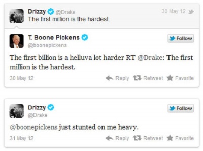 Drake vs. T. Booney Pickens