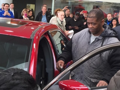 Man who walked 21 miles to and fro his job for 10 years is surprised with new car
