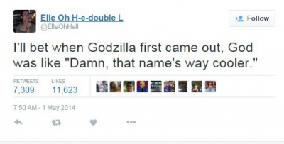 Godzilla Must be His Favorite Animal