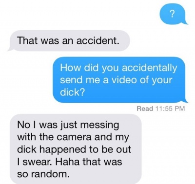 This guy Who Sent an Accidental Di*k Video