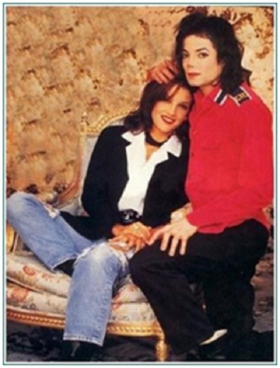 Michael Jackson and Lisa Marie Presley