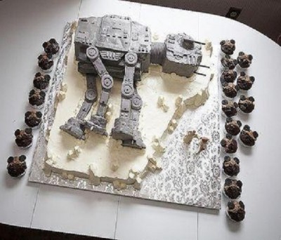 Star Wars wedding cake