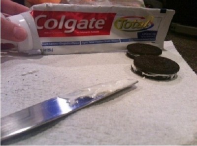 Tooth paste and Oreo prank