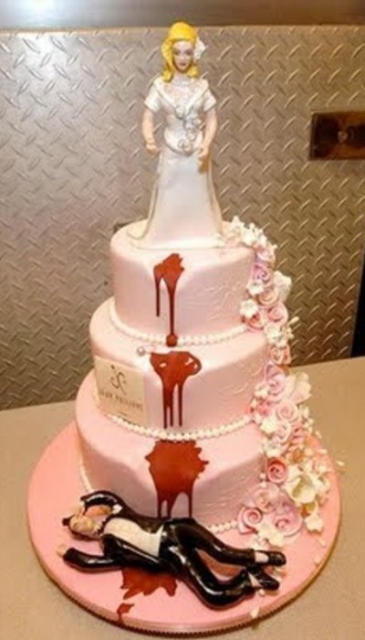 Kill the bridegroom cake