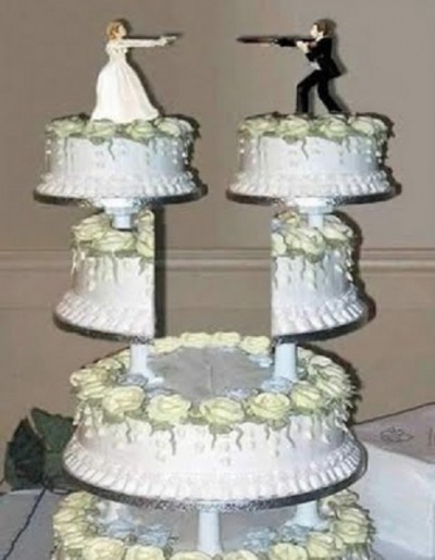 death game wedding cake