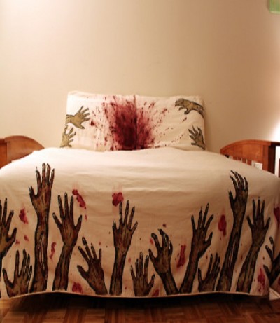 Zombie bed sheet